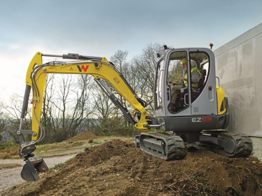 Tight spaces no problem for compact digger