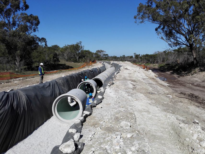 HDPE lined pipes for Walmer sewer augmentation project