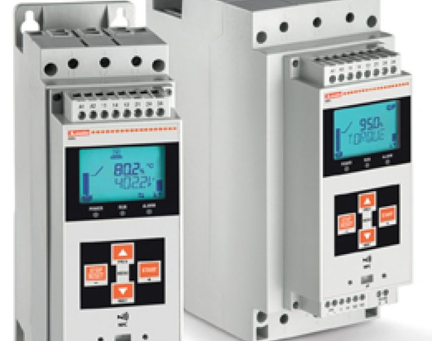 Compact soft starters for three-phase motors