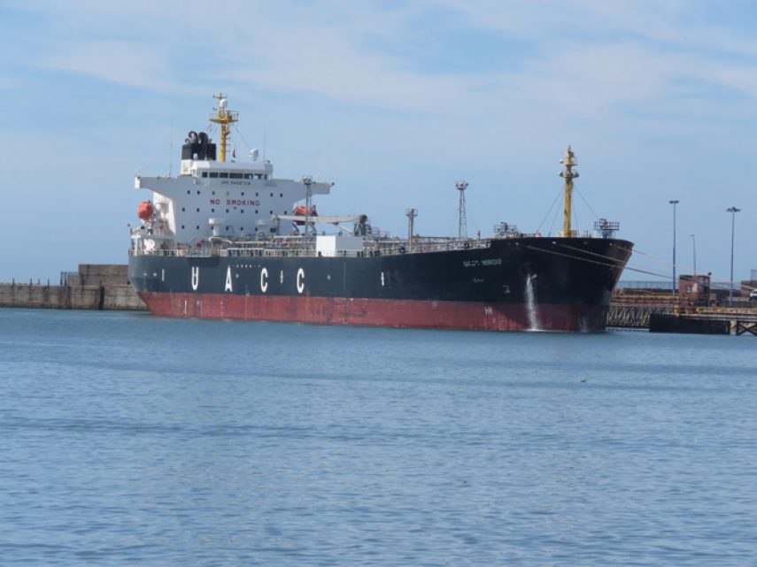 First vessel for PE Tanker Berth after repairs